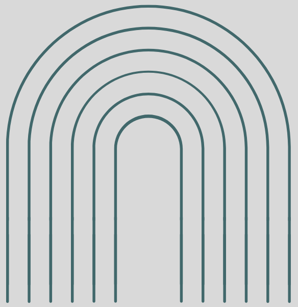 lines in an arched shape