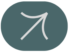 arrow on blue background