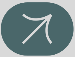 arrow on blue background
