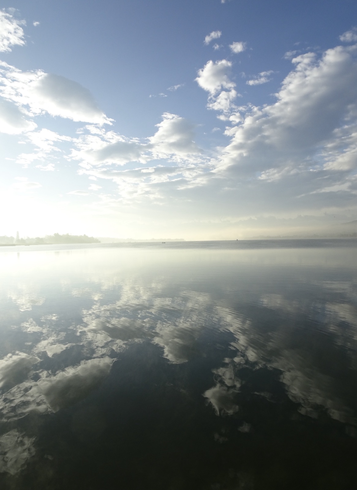 cloudy sky over water