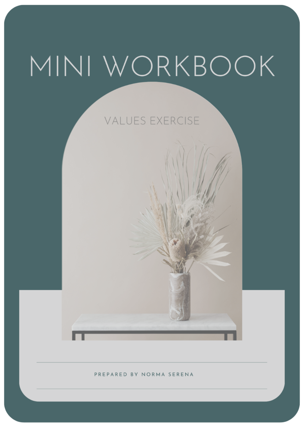 Example of the intentional leadership workbook